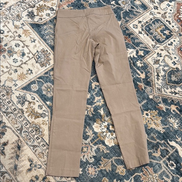 Harve Benard 4 Skinny Leg Beige Trousers - Picture 5 of 7